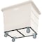 Global Industrial 12 Bushel Plastic Bulk Box Truck, Steel Chassis Base, White, 38-2/5L x 28-9/10W x 33H 800314WH - alternate 2